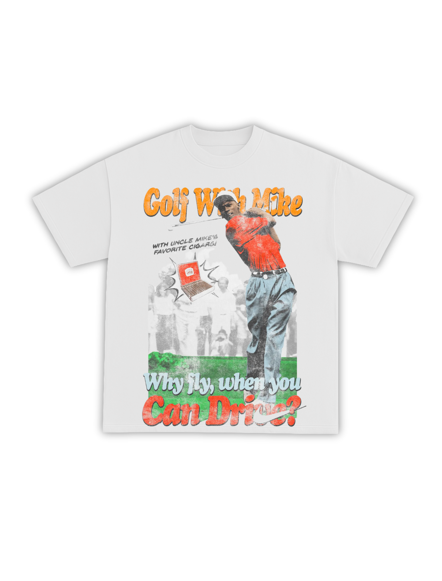 GOLF WITH MIKE VINTAGE TEE