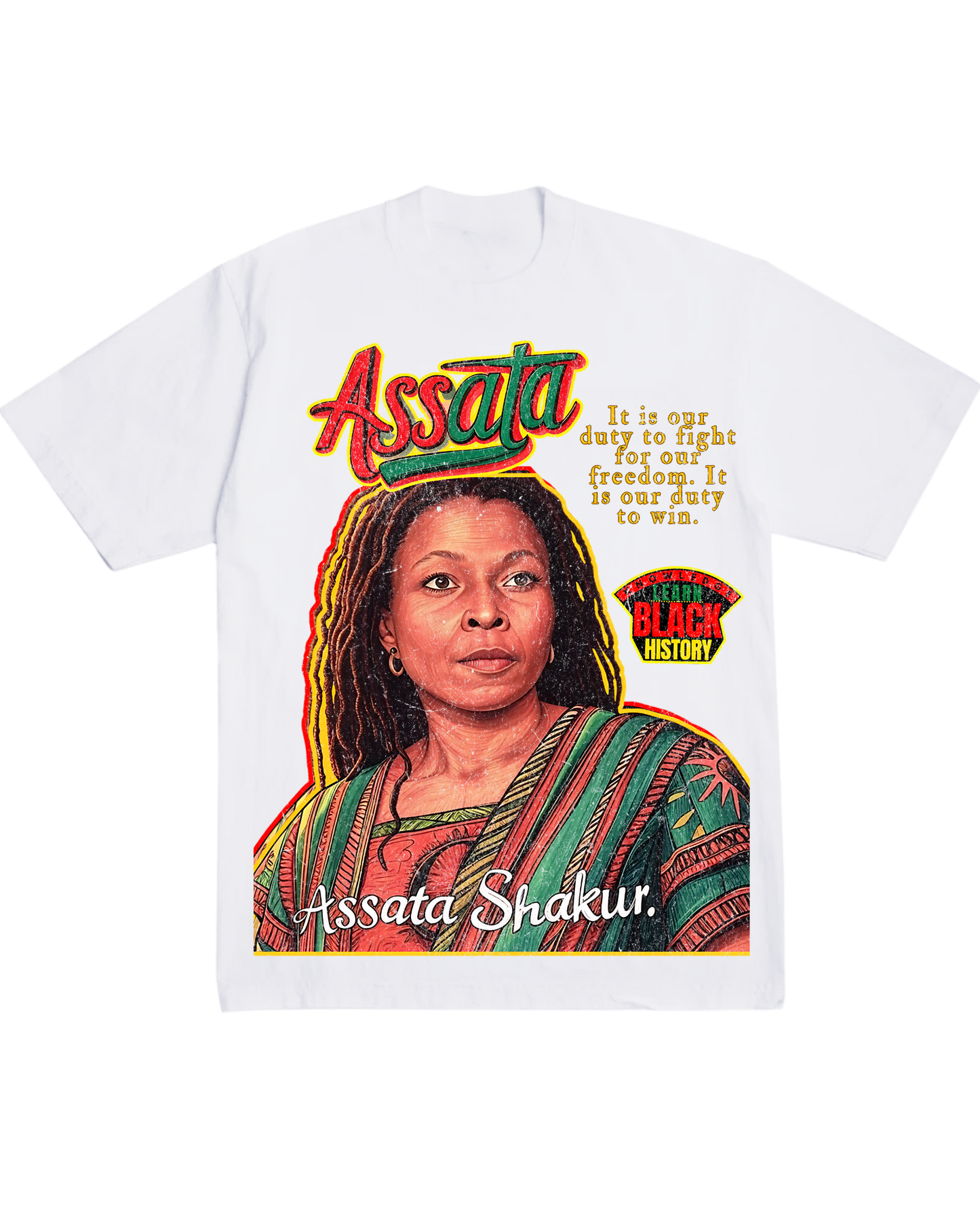 "We Must" Assata Tee by Reprinted Tee's