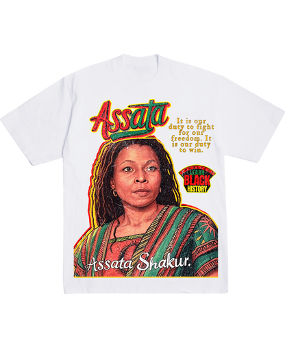 "We Must" Assata Tee by Reprinted Tee's