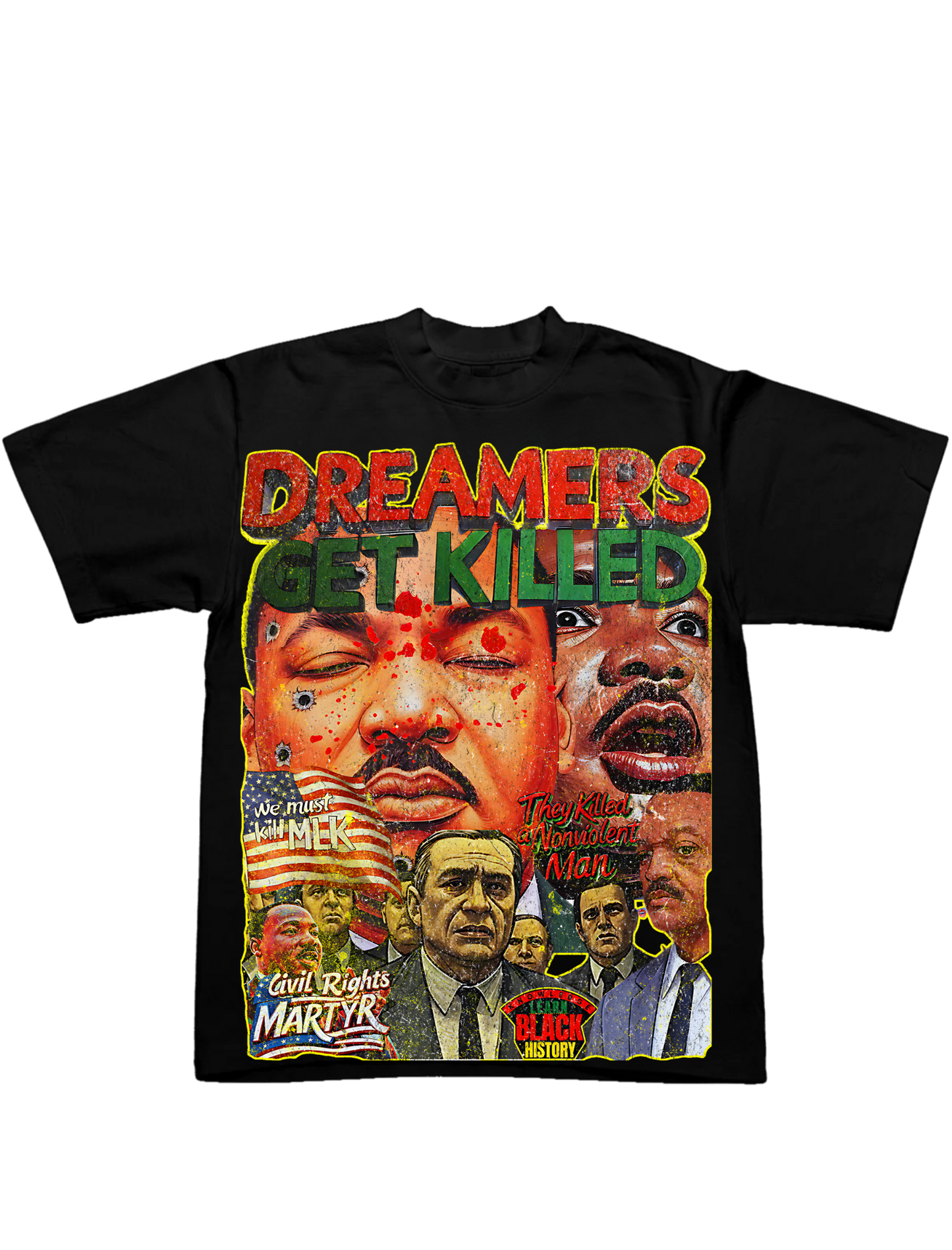 MLK Dreamers Tee by Reprinted Tee's