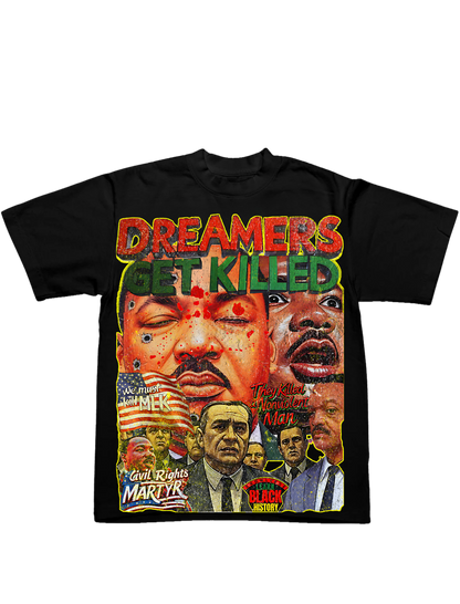 MLK Dreamers Tee by Reprinted Tee's