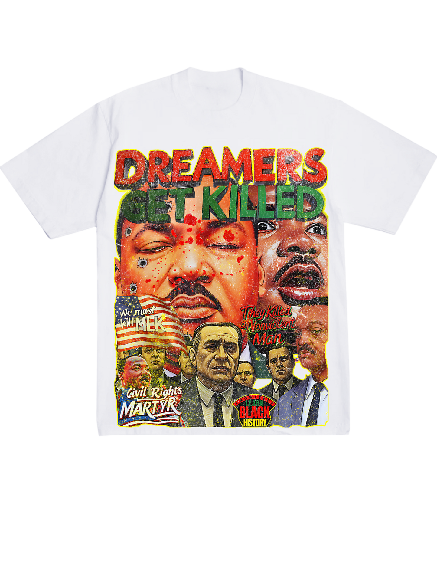 MLK Dreamers Tee by Reprinted Tee's