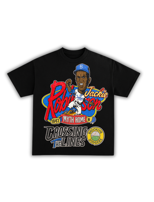 Vintage Graphic Jackie Robinson Sketch Tee