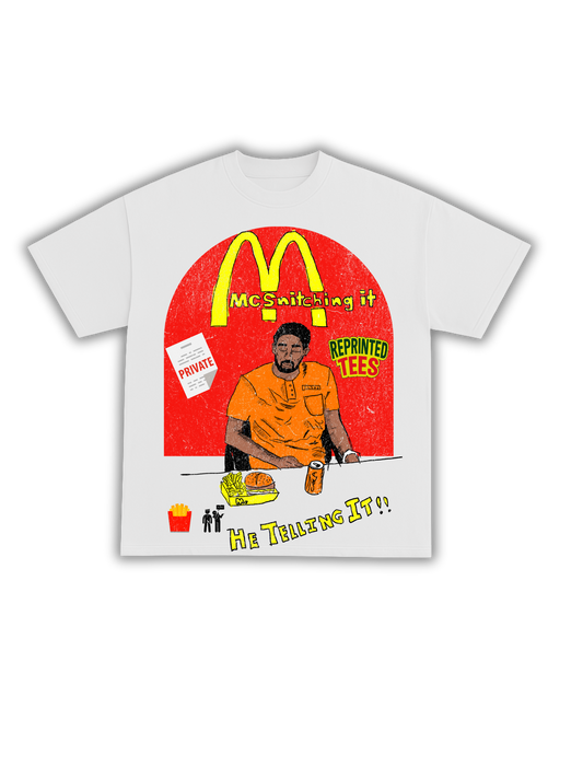 McSnitching Tee by Reprinted Tees