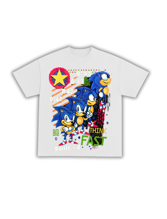 Vintage 1992 Graphic Sonic The Hedgehog