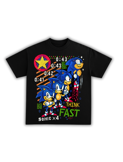 Vintage 1992 Graphic Sonic The Hedgehog